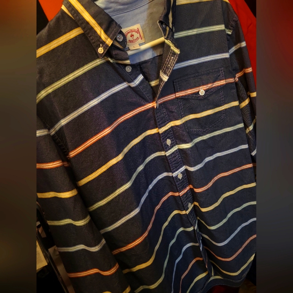 Brooks Brothers Brand Mens Casual ButtonUp Shirt